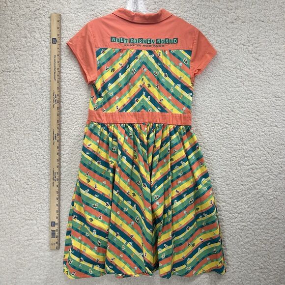 Disney Parks Dress Shop Walt Disney World Play in the Park Collared Dress L - Picture 7 of 8